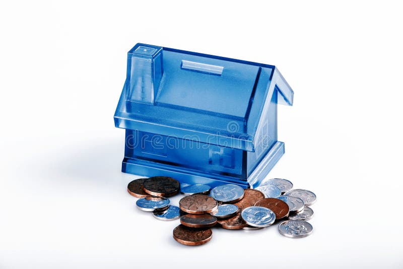 387 Blue Money Box House Stock Photos Free & RoyaltyFree Stock