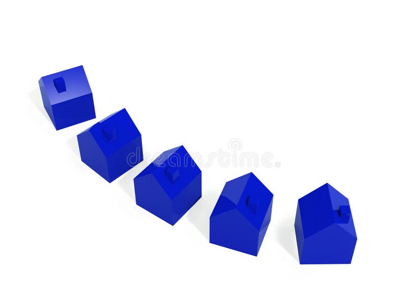 Blue houses