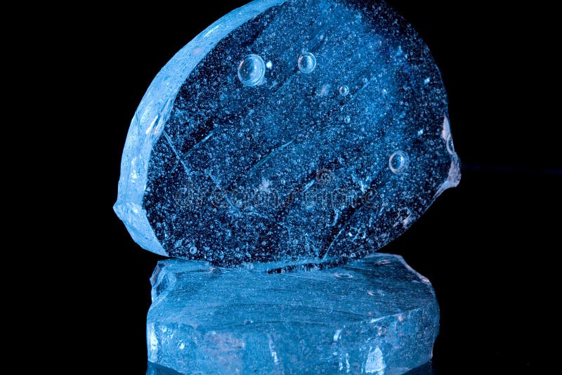 Blue ice brick