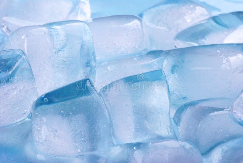 Blue Ice Cubes Picture. Image 6431289