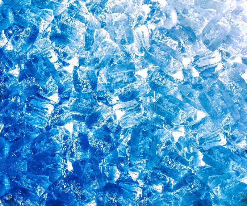Blue ice cubes stock image. Image of cube, freeze, clear 20245927