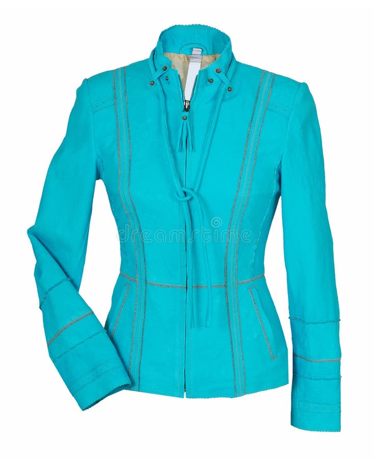 Blue jacket stock photo. Image of fall, coat, color, apparel 33995138