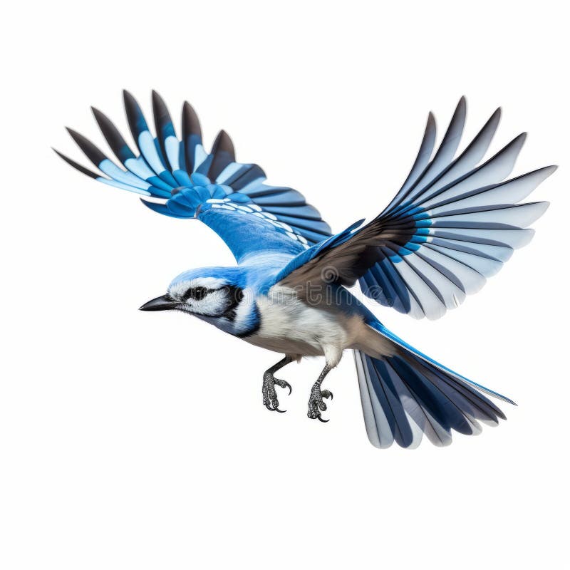 Blue Jay Flying Stock Illustrations – 260 Blue Jay Flying Stock