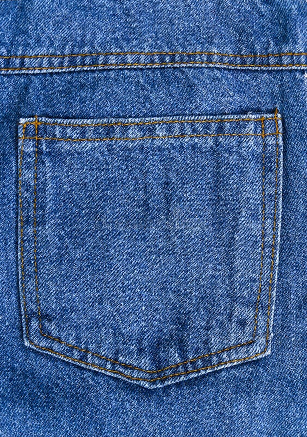 Blue Jeans Back Pocket Texture Background Stock Photo - Image of blue ...