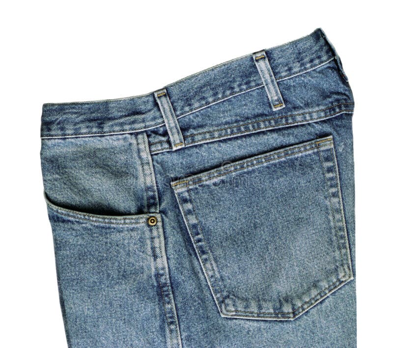 Blue Jeans Detail stock image. Image of blue, pants, rivet - 4241899