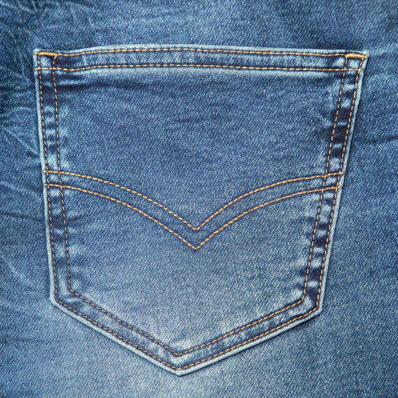 Blue Jeans Pocket or Denim Pocket Background. Dark Blue Jeans Pocket or ...
