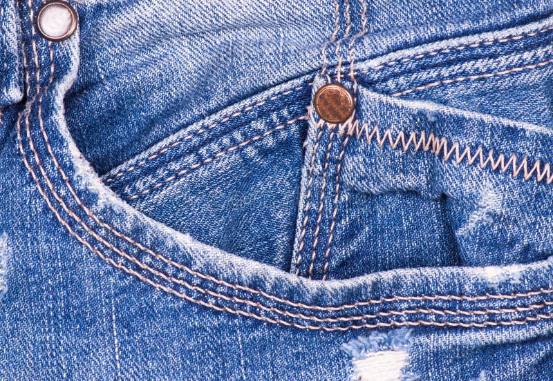 Blue jeans pocket stock photo. Image of pocket, fabric - 64787296