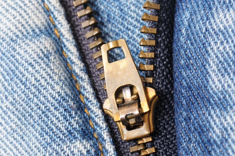 Blue jeans zipper stock photo. Image of blue, jeans, metal 10652538