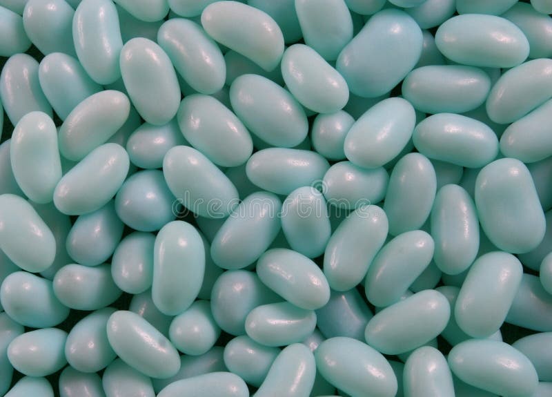 Blue jelly beans stock photo. Image of easter, single 3855636
