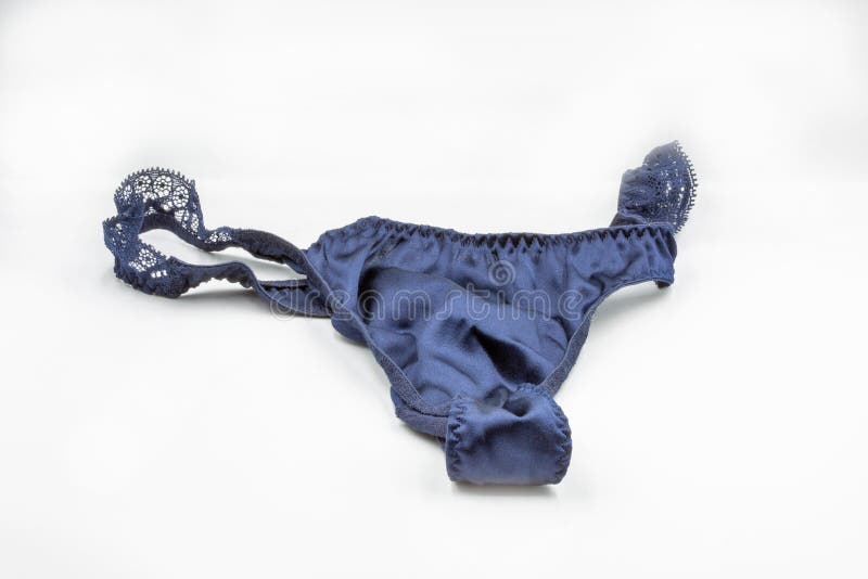 Blue lace panties with matching hair accessory - wide 4