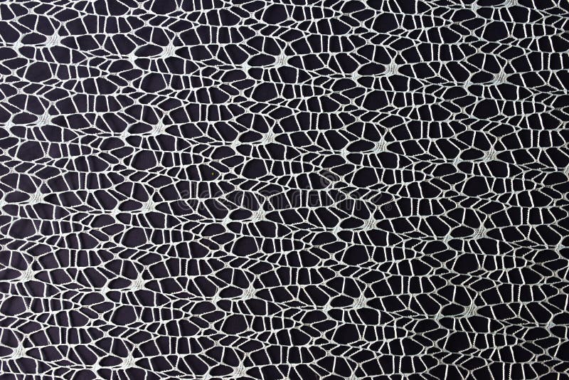 Retro Lace Floral Seamless Pattern Blue Fabric Background Vintage Style