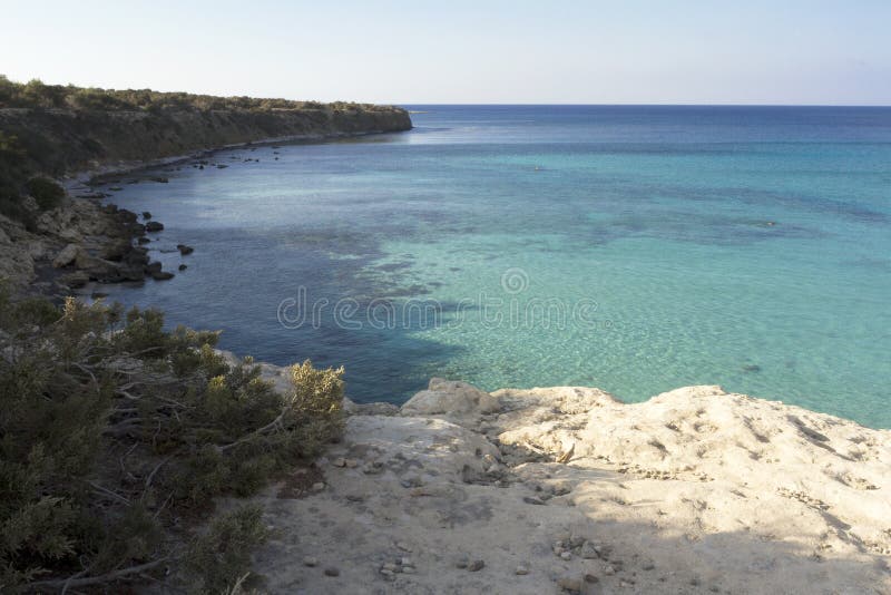 BLUE LAGOON BEACH, CYPRUS stock photo. Image of europe - 44330974