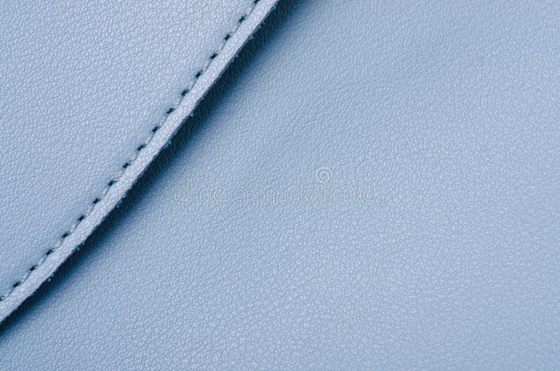 Blue Leather Material Texture Bag Macro Stock Photo - Image of lock ...