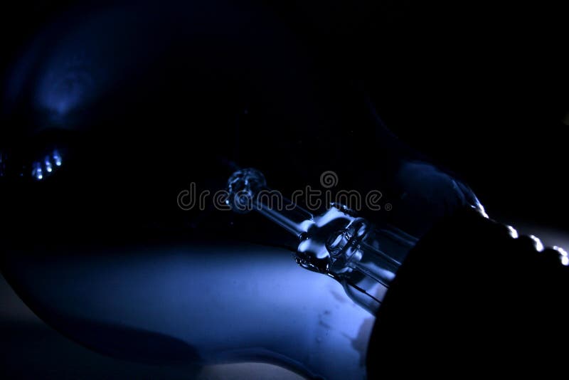 Blue Light Bulb stock photos