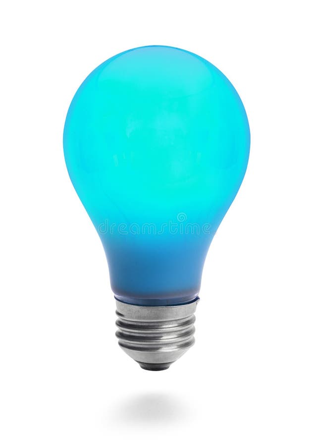 Blue Light Bulb