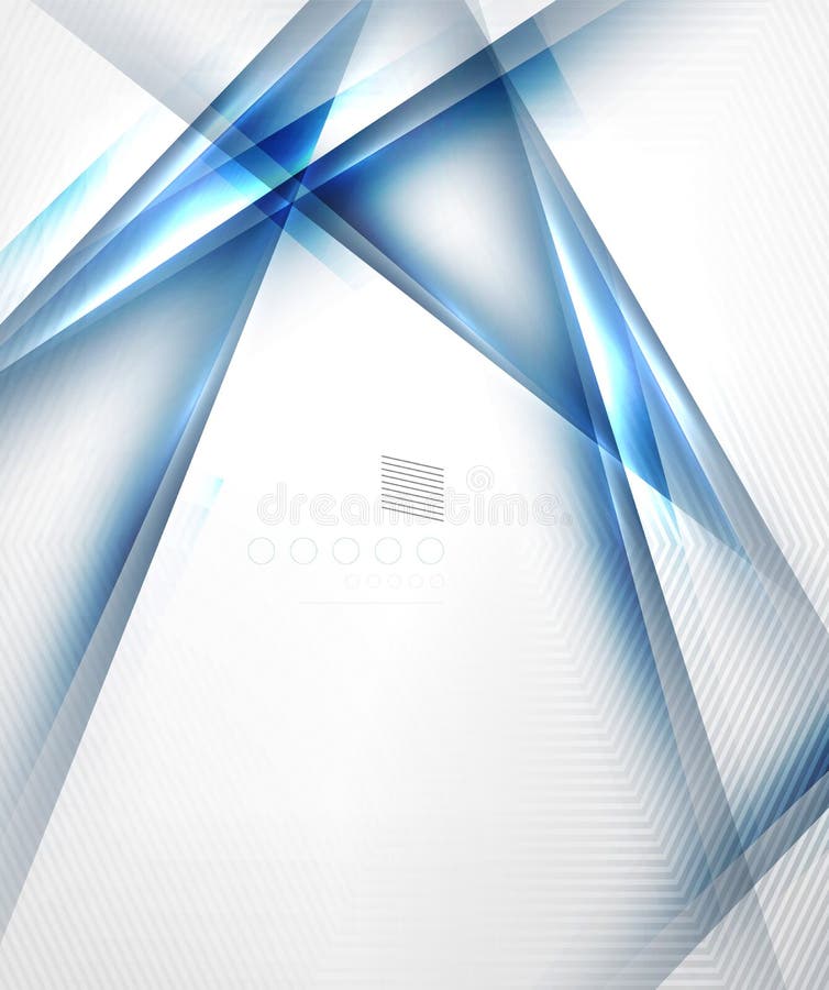 Blue light shadow straight lines design