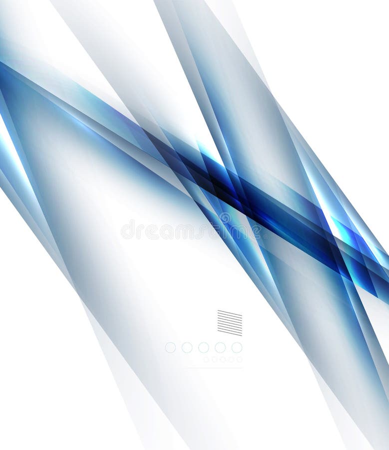 Blue light shadow straight lines design