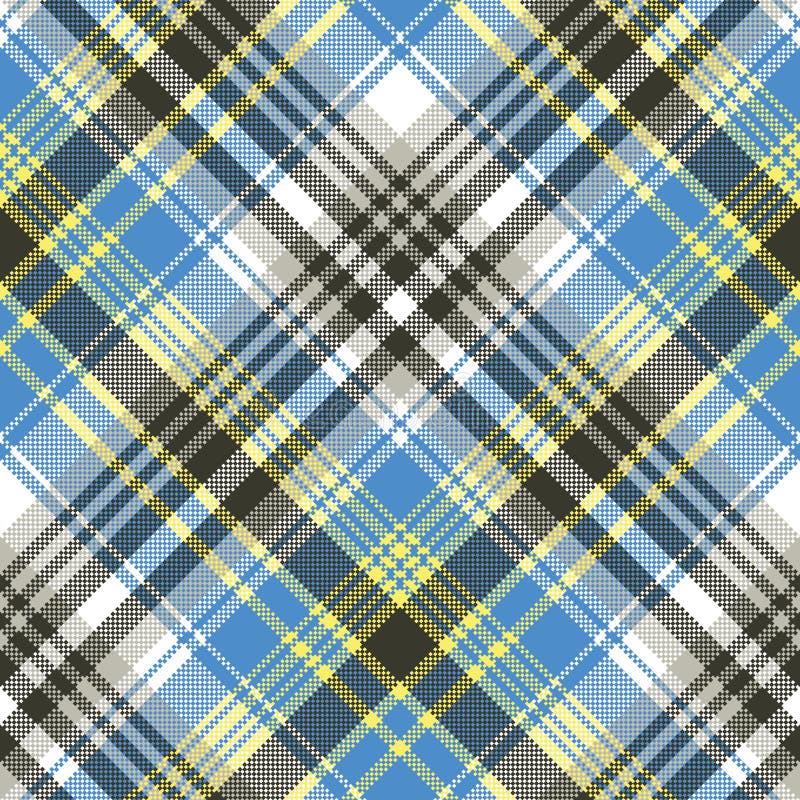 Blue Light Tartan Plaid Seamless Pattern Stock Vector Illustration of irish, ornament 113485550