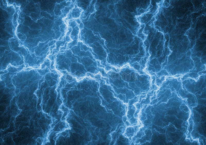 Blue lightning background stock illustration. Illustration of color -  94810981