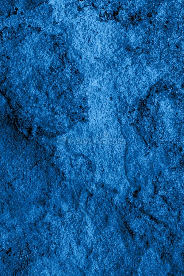 Blue Limestone Rock with Visible Details. Background or Texture Stock