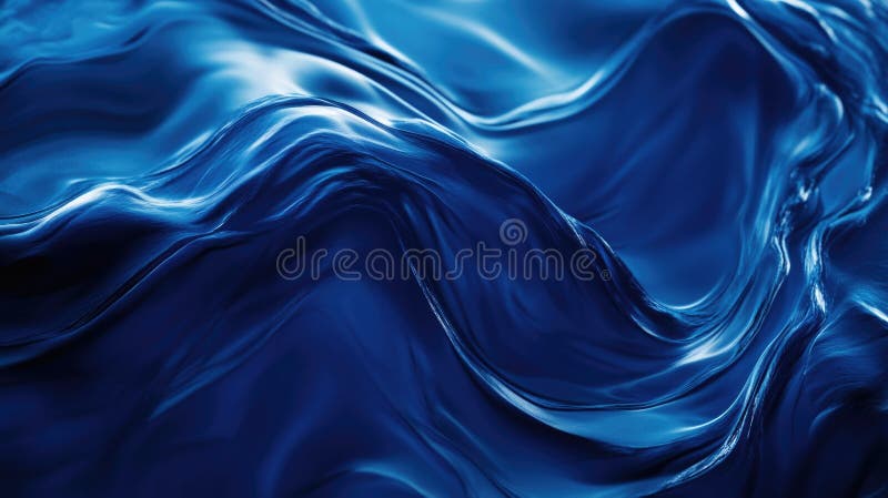 Blue Liquid Texture CloseUp lizenzfreie abbildung