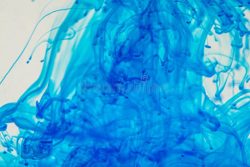 Blue liquid in water stock photo. Image of magic, background - 48344524