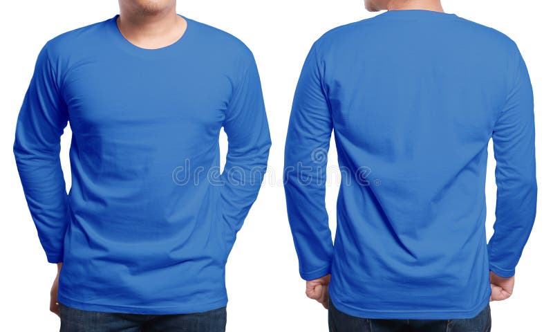 Download Blank Blue Polo Shirt Front And Back View Isolated White Background Design Polo Shirt Template And Mockup For Print Stock Image Image Of Cloth Casual 108114373