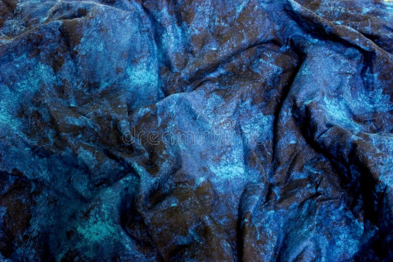 Blue marble fabric stock photos Blue marble fabric stock photos