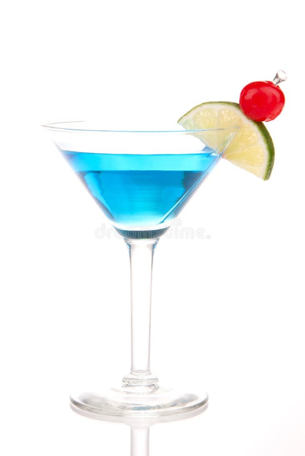 Blue Martini cocktail stock photo. Image of celebration 17723262