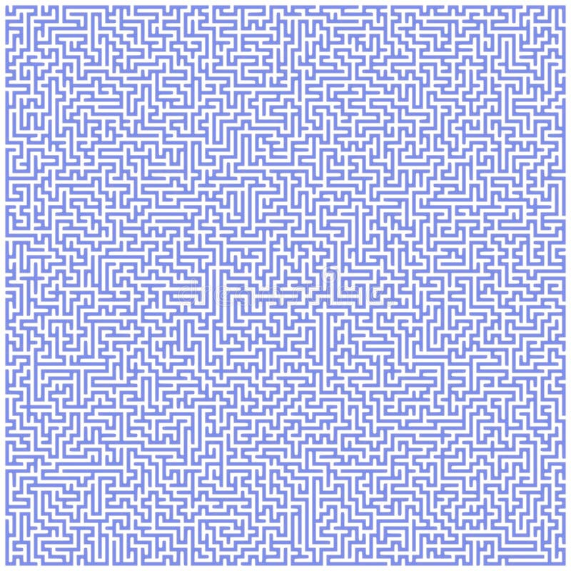 Blue maze pattern stock vector. Illustration of hope 19663016