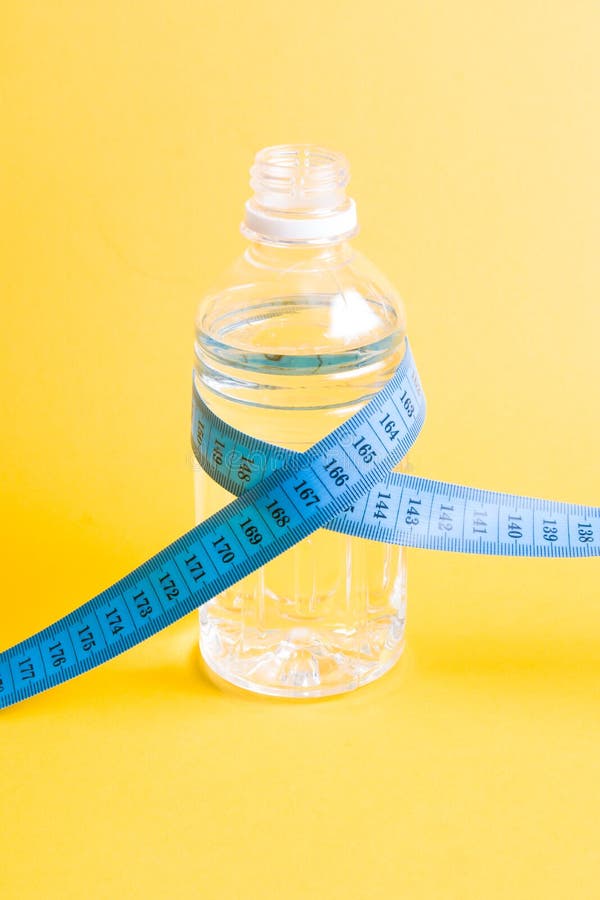 Download Yellow Tape Measure And A Water Bottle Stock Image Image Of Measure Object 23331993 Yellowimages Mockups