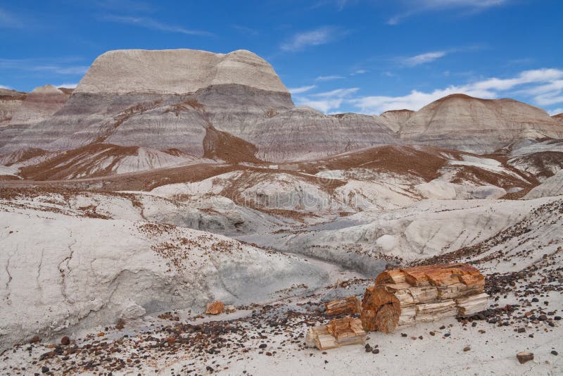 Blue Mesa, Petrified Forest National Park, Arizona royalty free stock photo