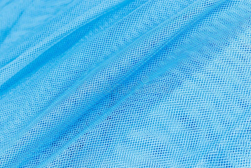 Blue Mesh Fabric for Background Stock Photo Image of texture