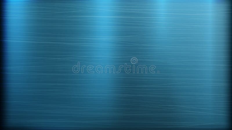 Blue Metal Abstract Technology Background. Polished, Brushed Texture ...
