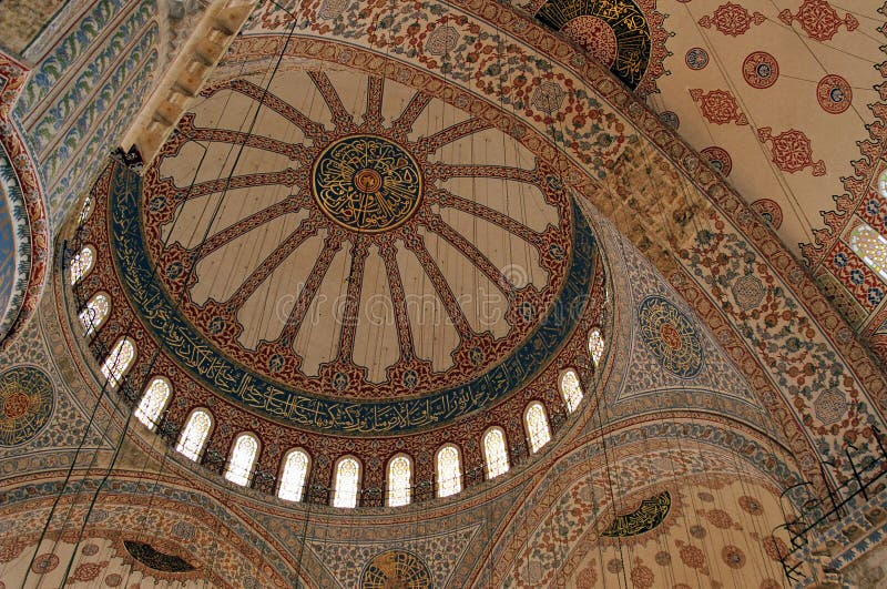 The Blue Mosque, Istanbul, Turkey stock photos