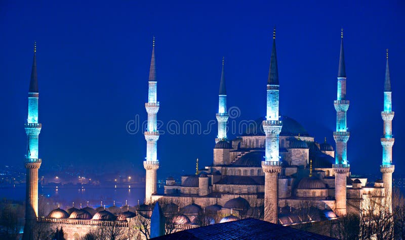 The Blue Mosque, Istanbul, Turkey. royalty free stock photos