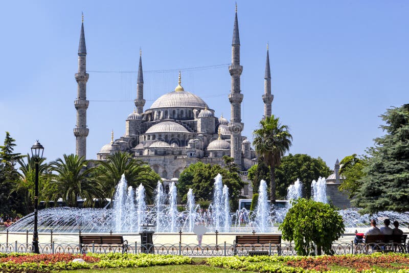 Blue Mosque in Istanbul, Turkey. Blue Mosque in Istanbul, Turkey.