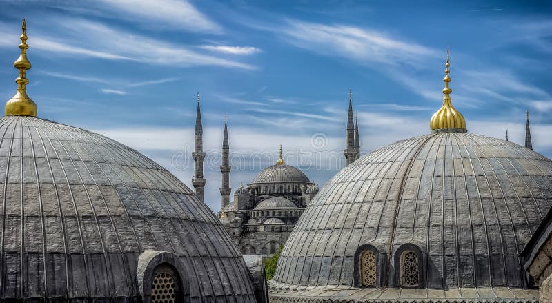 The famous Blue mosque in istanbul,Turkey