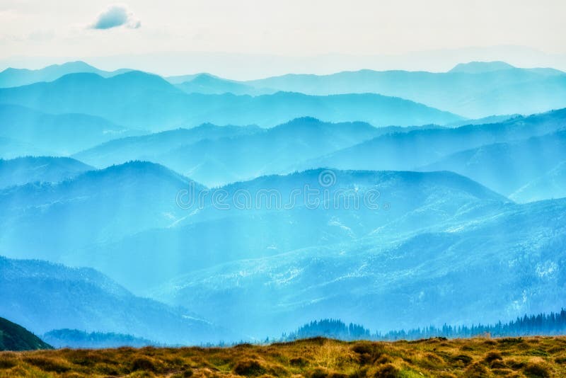 Blue Mountains Nature Landscape Stock Photo Image of beautiful