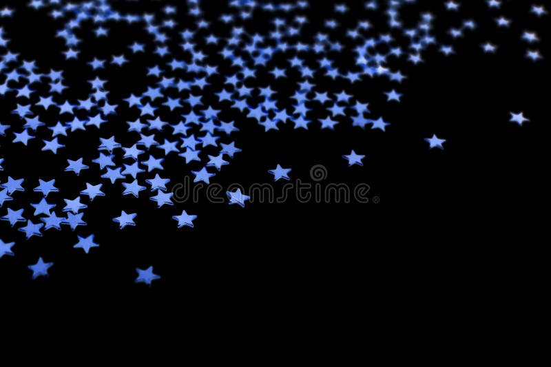 Blue många stjärnor