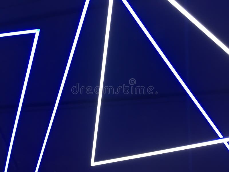 Blue neon lights stock image. Image of glowing, neon 126266891