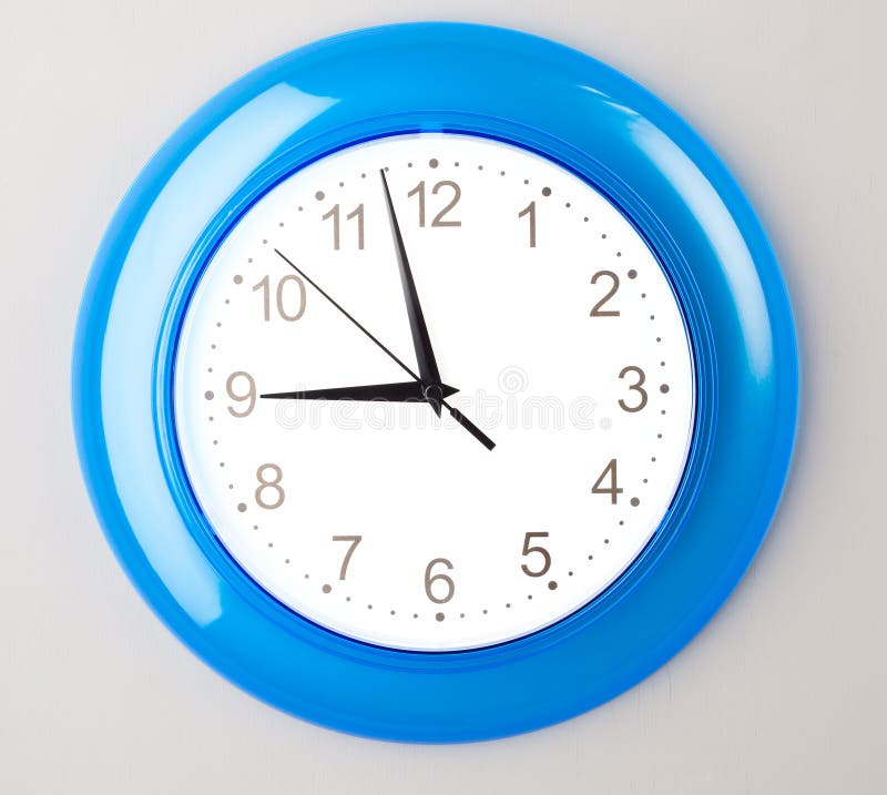 Office Clock stock photo. Image of hour, seconds, wall 4228110