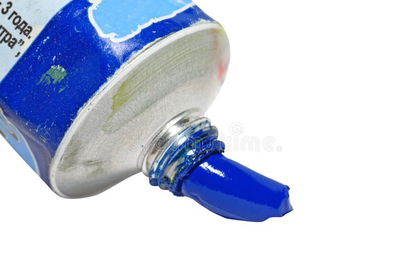 Blue oil paint stock photo. Image of macro, blue, design 24231878