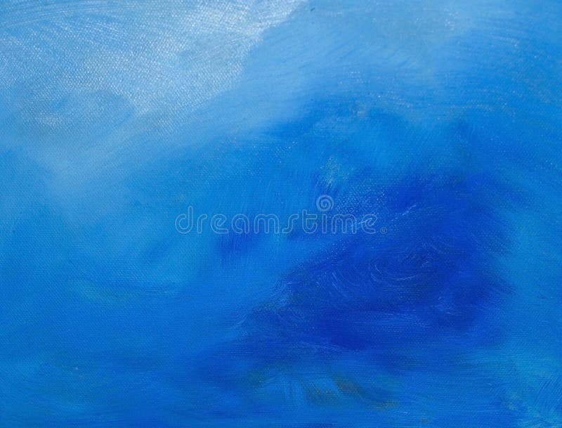 Blue Misty Retro Oil Painting Effect Background Blue Background Blue Background Background Image for Free Download