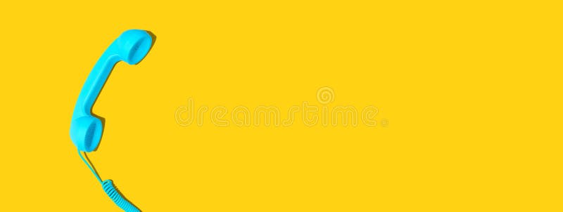 Old fashioned telephone overhead view stock photography