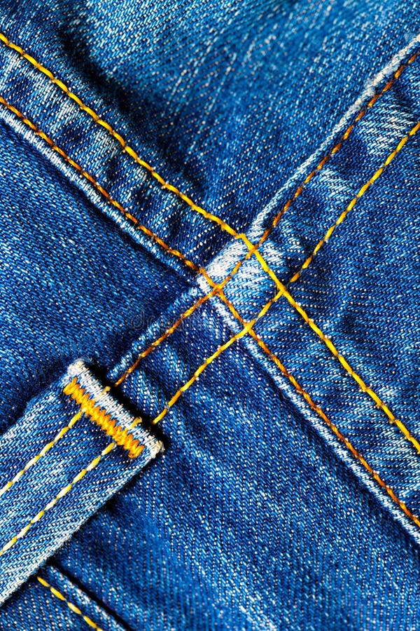 Blue jean seams stock image. Image of objects, focus, denim 5522569
