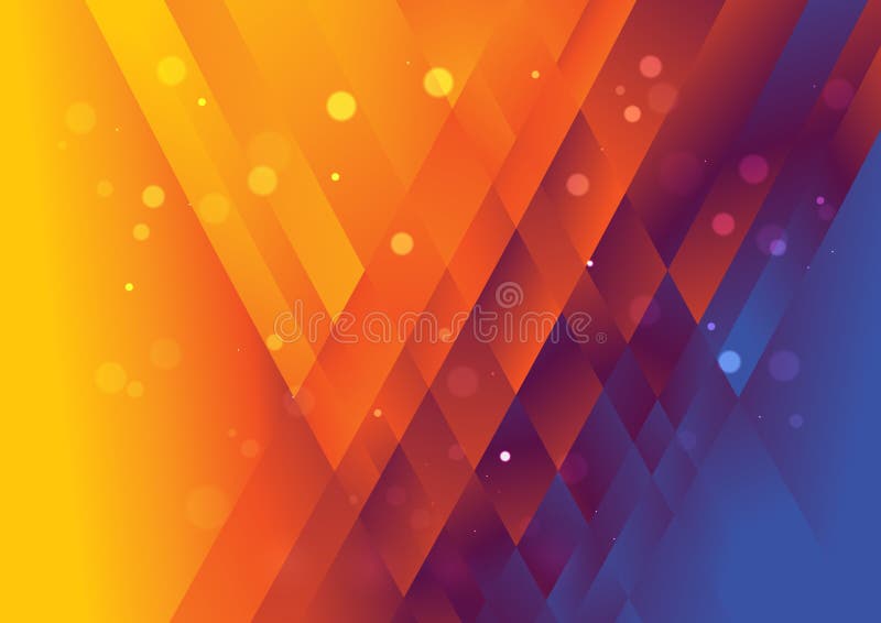 Blue and Orange Gradient Background Stock Vector Illustration of