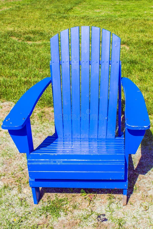 Blue Outdoor Chair Single Bright Adirondack 31903707 