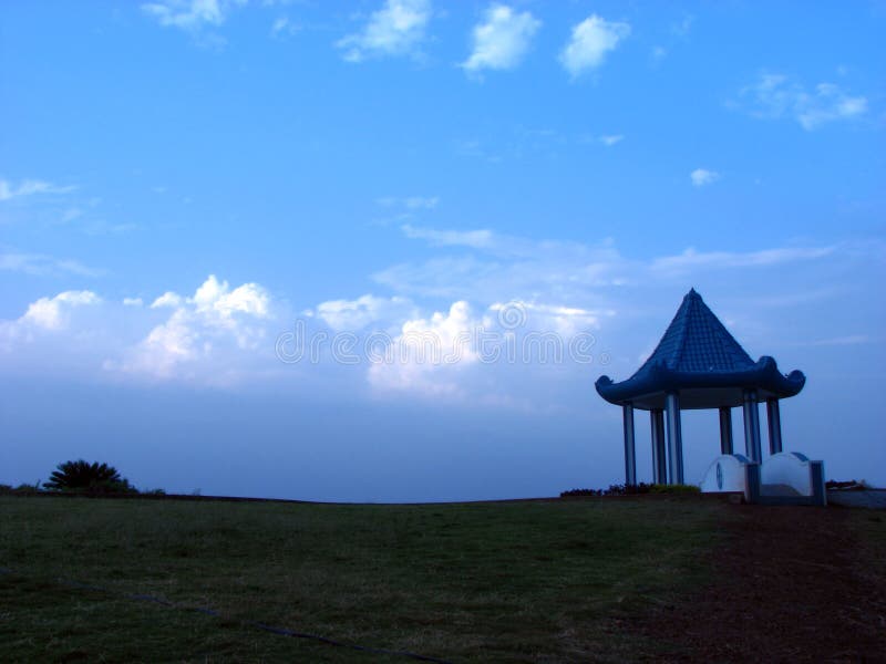 Blue Pagoda stock photo. Image of park, chinese, garden 2515268