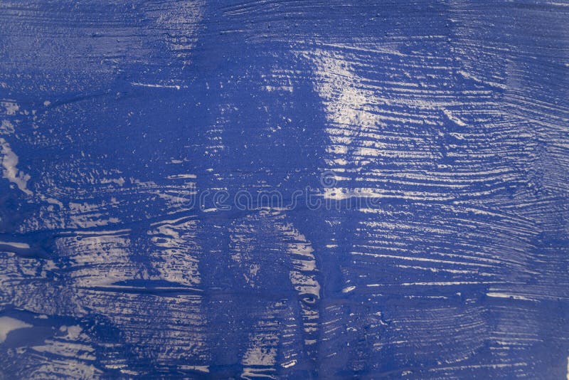 Blue paint texture on wall stock photo. Image of gouache - 178876170